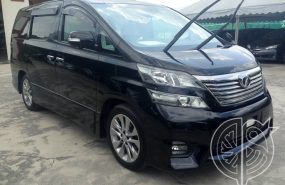 2011 TOYOTA VELLFIRE Z PLATINUM GOLD EDITION SUNROOF UNREG – Black