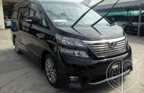 2011 TOYOTA VELLFIRE Z PLATINUM GOLD EDITION – Black